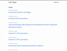 Tablet Screenshot of canyapan.com
